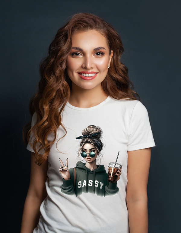 Sarcastic Girl's Collection "Slay Harder"  Women's/Girl's T-shirt