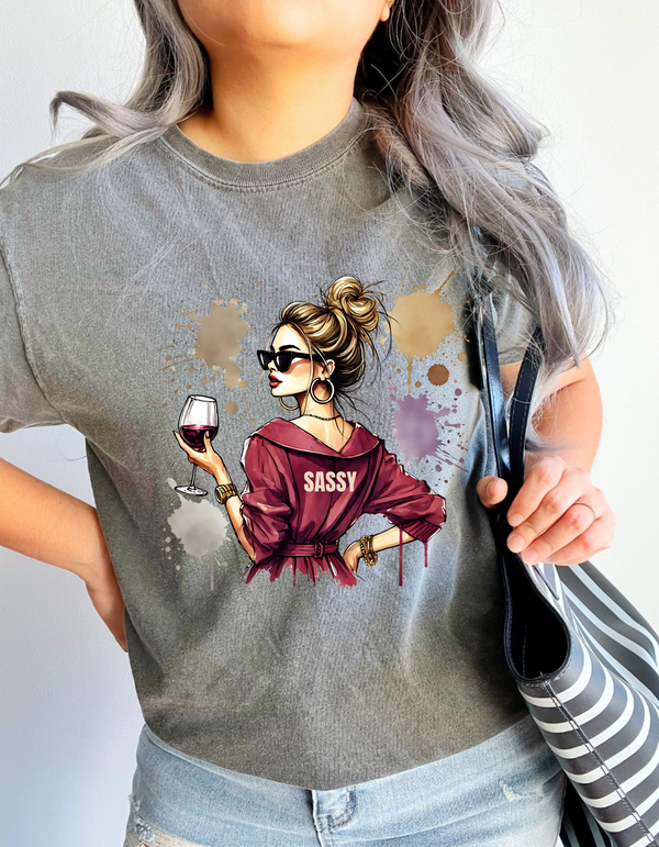 "The SASSY 2" SARCASTIC GIRL COLLECTION Women's T-shirt